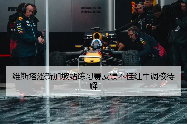 维斯塔潘新加坡站练习赛反馈不佳红牛调校待解